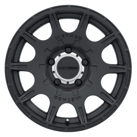 Method MR308 Roost 17x8.5 0mm Offset 5x5 71.5mm CB Matte Black Wheel - MR30878550500