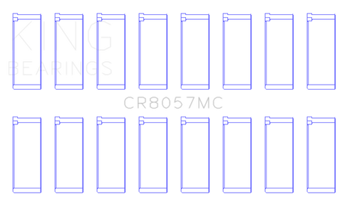 King Engine Bearings GM 6.2 - LT1/LT4 Gen V Connecting Rod Bearing Set - CR8057MC