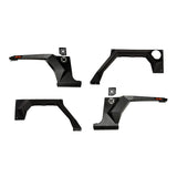 Rugged Ridge XHD Armor Fenders and Liner Kit 07-18 Jeep Wrangler JK 2-Door - 11615.05