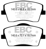 EBC 2018+ Volvo XC40 T4 Greenstuff Front Brake Pads - DP22365