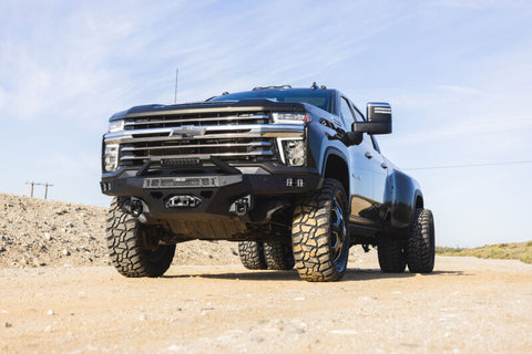 DV8 Offroad 20-23 Chevrolet Silverado 2500/3500 Spec Series Front Bumper w/ Winch - FBCS2-03