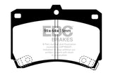 EBC 94-97 Ford Aspire 1.3 manual Redstuff Front Brake Pads - DP3884C