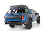 Addictive Desert Designs 2015+ Ford F-150 Overlander Chase Rack w/ 3rd Brake Light - Hammer Black - C118822000103