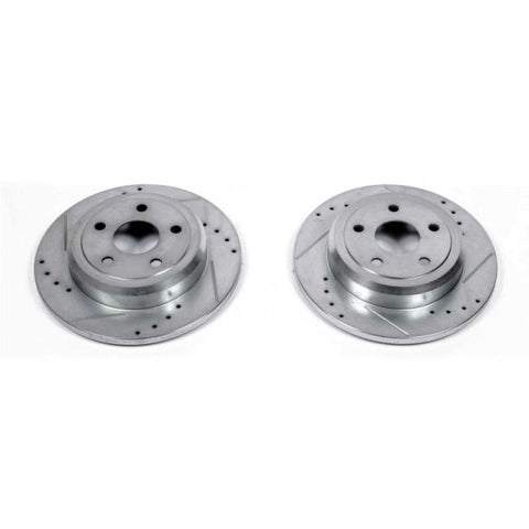Power Stop 11-19 Dodge Durango Rear Evolution Drilled & Slotted Rotors - Pair - AR83075XPR