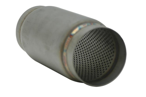 Vibrant SS Race Muffler 5in inlet/outlet x 5in long - 17995