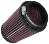 K&N Filter Universal Rubber Filter 3  Flange 4 1/2 Base inch 3 1/2 inch Top 5 3/4 inch Height - RU-5111