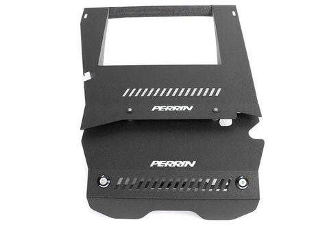 PERRIN 15-21 Subaru WRX Engine Cover Kit (Intercooler & Pulley Covers Incl.) - Black - PSP-ENG-165BK