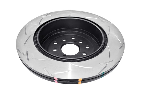 DBA 08-10 STi/2017 BRZ w/Perf. Pkg. Dual-Drilled Rear Slotted 4000 Series Rotor - 42656S-10