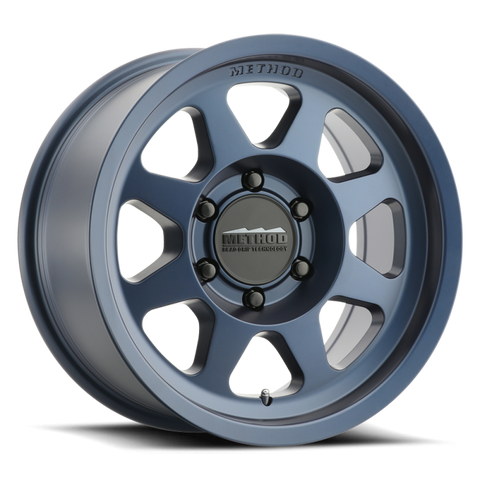 Method MR701 17x8.5 0mm Offset 5x5 71.5mm CB Bahia Blue Wheel - MR70178550600