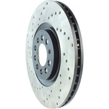 StopTech 00-06 Audi TT Quattro / 03/04-12/04 VW Jetta Right Front Drilled CRYO-STOP Rotor - 128.33062CR