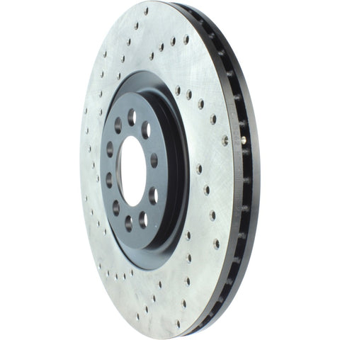 StopTech 00-06 Audi TT Quattro / 03/04-12/04 VW Jetta Right Front Drilled CRYO-STOP Rotor - 128.33062CR