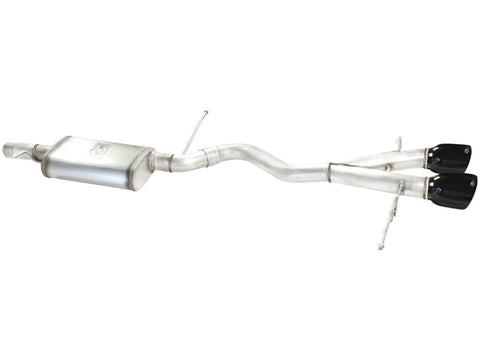 aFe MACHForce XP Exhaust 304SS Cat-Back w/ BlackTips 2008 VW Golf R32 V5 3.2L - 49-36408-B