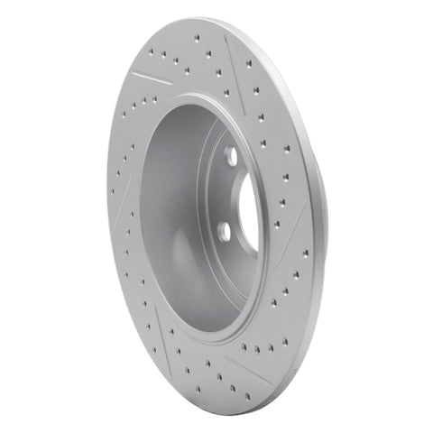 R1 13-25 Mazda Mx-30 Rear Left Drilled & Slotted Geo-Carbon Rotor - 830-80083L