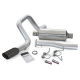 Banks Power 07-14 Toyota 4.0 FJ Cruiser Monster Exhaust Sys - SS Single Exhaust w/ Obround Black Tip - 48142-B