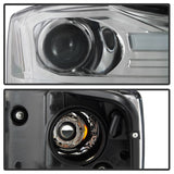 Spyder 04-15 Nissan Titan / 04-07 Nissan Armada V2 Projector Headlights - Chrome PRO-YD-NTI04-DRL-C - 5085498