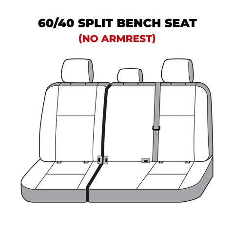 Covercraft 22-23 Toyota Tundra Carhartt Super Dux SeatSaver Custom Second Row Seat Covers - Black - SSC8542COBK