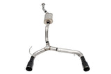 Corsa 21-25 Ford Bronco 2.3L 4-Door 2.75in Cat-Back Dual Rear Exhaust w/ 4in Straight-Cut Black Tips - 21206BPC