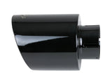 aFe Takeda 409 SS Clamp-On Exhaust Tip 2.5in. Inlet / 4.5in. Outlet / 7in. L - Black - 49T25454-B071
