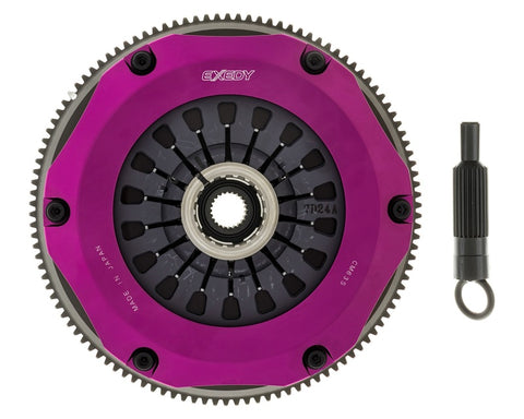 Exedy 08-15 Mitsubishi Evo X 4B11T 2.0L Twin-Organic Clutch Kit - MM062SDF