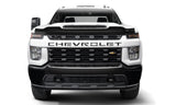 AVS 20-22 Chevrolet Silverado 2500 HD Aeroskin Low Profile Hood Shield - Matte Black - 377187