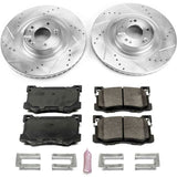 Power Stop 15-16 Hyundai Genesis Front Z23 Evolution Sport Brake Kit - K7371