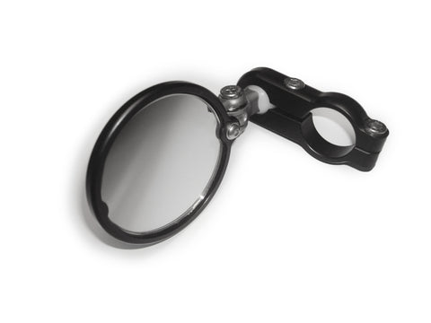 CRG Blindsight Folding 2 in. Round Bar-End Mirror - Black - BSLS-100