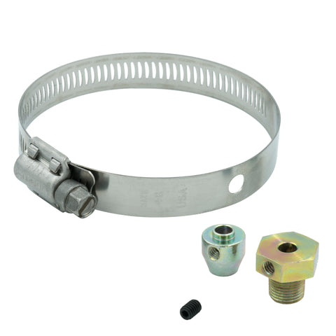 Autometer Thermocouple Fitting Kit 1/8in NPT Male w/ Set Screw and Band Clamp - 3256