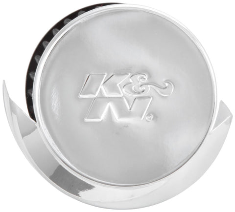 K&N 1.5in Flange ID x 3in OD x 2.5in Height Clamp On Crankcase Vent Filter - 62-1514