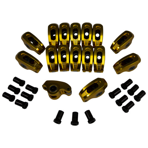 COMP Cams 88+ Chevrolet Small Block Ultra ARC Narrow Aluminum Series Rocker Arm - Set of 16 - 19017-16