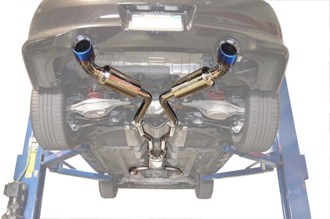 Injen 08-13 Infiniti G37 V6 3.7L RWD Coupe Only 76mm Stainless Steel Exhaust w/ Titanium Tips - SES1997TT