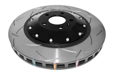 DBA 07-11 Audi S6 Front 5000 Series Slotted Rotor w/Black Hat - 52778BLKS