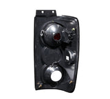 ANZO 1997-2002 Ford Expedition Taillights Chrome - 211055