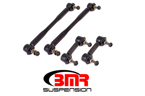 BMR 14-17 Chevy SS Front and Rear Sway Bar End Link Kit - Black - ELK007
