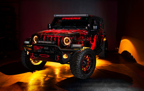 Oracle Oculus Bi-LED Projector Headlights for Jeep JL/Gladiator JT - w/ Simple Controller - 5839-504-B