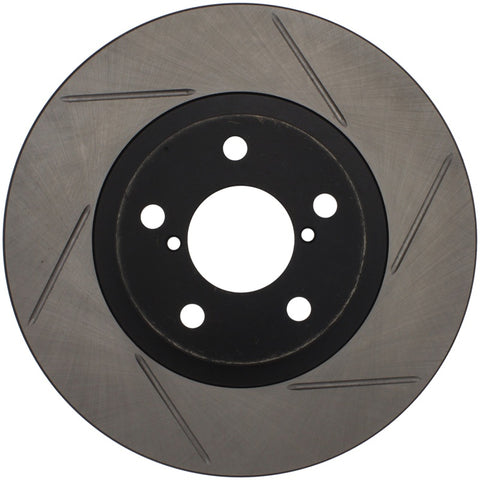 StopTech Power Slot 00-05 Legacy / 7/98-08 Impreza Front Left SportStop Slotted Rotor - 126.47012SL