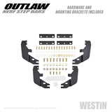 Westin 15-20 Ford F-150 SuperCab / 17-20 F-250/350 SuperCab Outlaw Nerf Step Bars - Textured Black - 58-53935