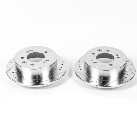 Power Stop 07-10 Hyundai Elantra Rear Evolution Drilled & Slotted Rotors - Pair - JBR1336XPR