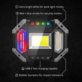 XK Glow Xdefender 7 Mode LED Work Security Light w/ Remote - XK-DEF