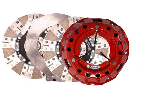 McLeod SFT LS Engine - 6 Bolt Crank - 1-1/8in x 26 Spline - Aluminum 164T Flywheel Twin Clutch Kit - 83048B07M
