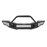 Go Rhino 07-20 Jeep Wrangler JL/JLU/JK/JKU/Gladiator JT Rockline Full Width Bumper w/ Overrider - 331201T