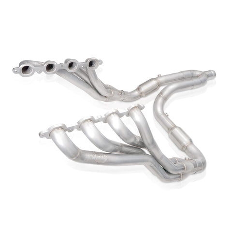 Stainless Works 15-19 Chevrolet Tahoe Headers 5.3L 1-7/8in Primaries High-Flow Cats 3in Leads Y-Pipe - CTTH15HCATY