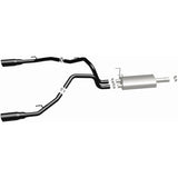 Magnaflow 09-15 Dodge Ram 1500 V8 Dual Spilt Rear Exit Black Stainless C/B Perf Exhaust - 15363
