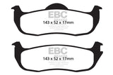 EBC 04-05 Infiniti QX56 5.6 Greenstuff Rear Brake Pads - DP61707
