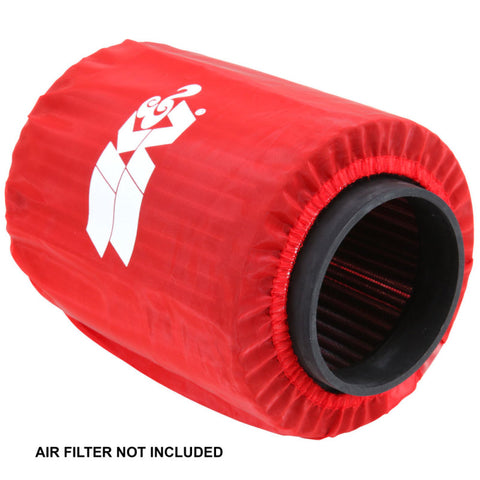 K&N 04-05 Honda TRX450R Round Straight Red Air Filter Wrap - HA-4504PR