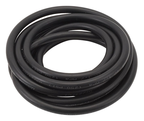 Russell Performance -6 AN Twist-Lok Hose (Black) (Pre-Packaged 3 Foot Roll) - 634363