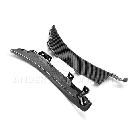 Anderson Composites 15-17 Ford Shelby GT350 Front Splash Guards - AC-FSG15MU350