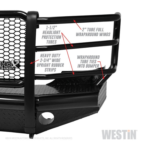 Westin/HDX Bandit 11-16 Ford F-250 / F-350 Front Bumper - Black - 58-31115