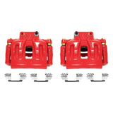 Power Stop 12-17 Chrysler 300 Front Red Calipers w/Brackets - Pair - S4968A