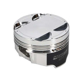 Manley Mitsubishi 4B11 86.5mm Bore 10.0:1 CR -3.5cc Dish Turbo Tuff Piston Set w/ Rings - 624305CE-4