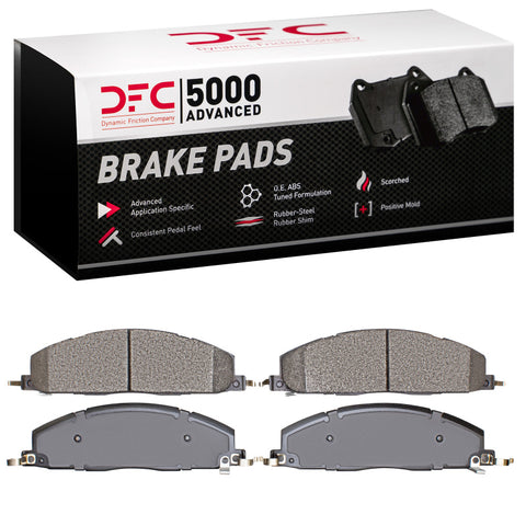 DFC 09-18 Ram 4000 (Mexico) Rear Semi Metallic 5000 Advanced Brake Pads - 1551-1400-00